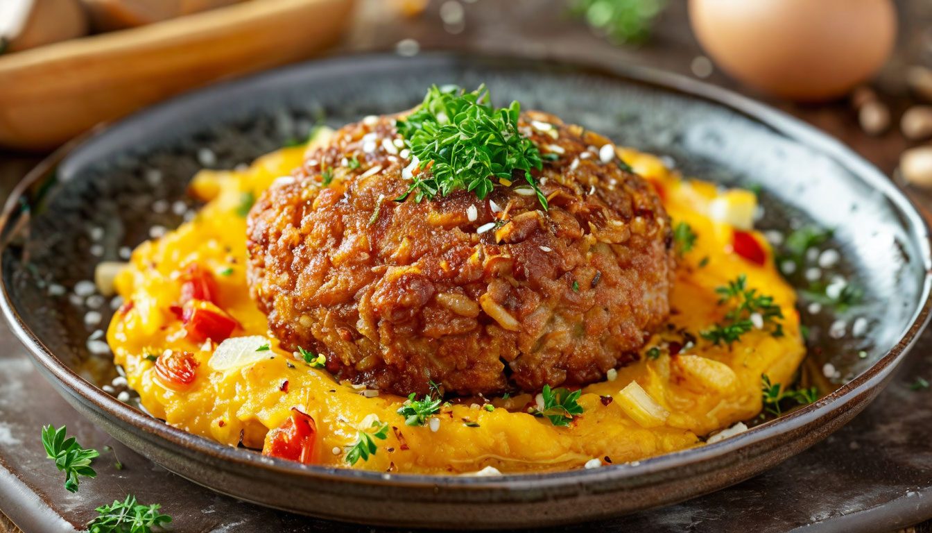 Картофельно-мясные котлеты