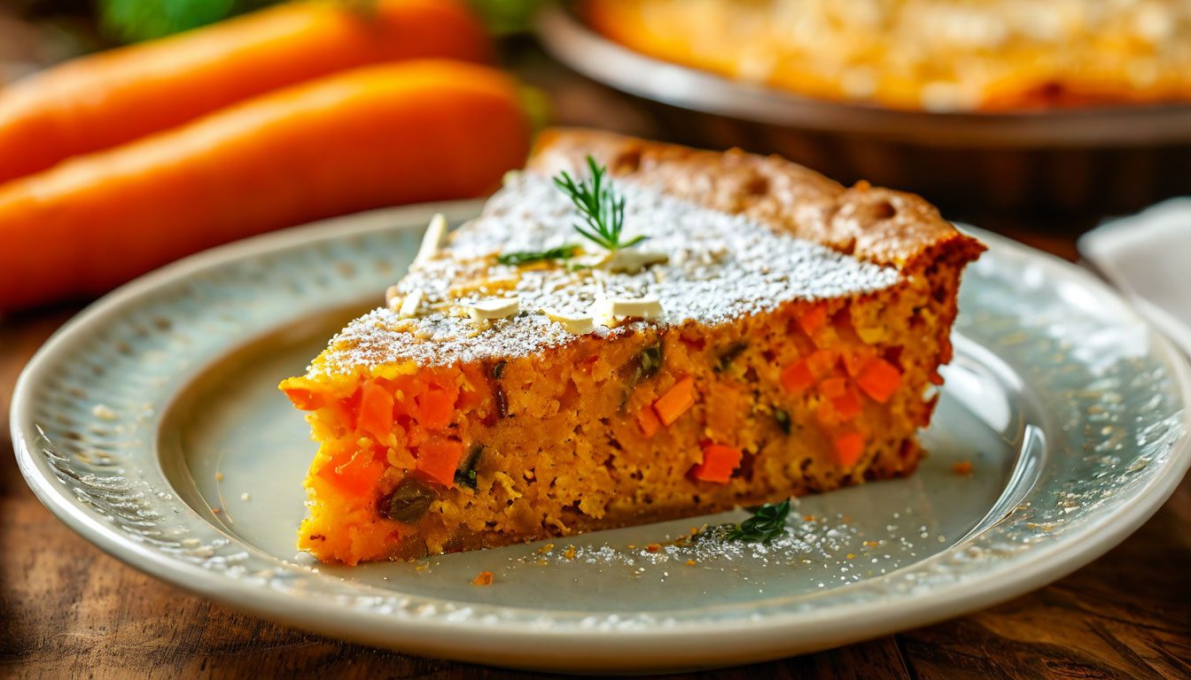 Морковный пирог